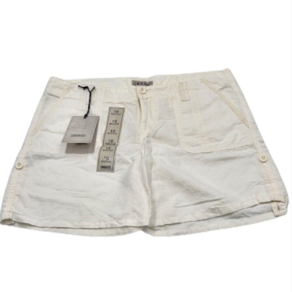 BITTEN Sarah Jessica Parker linen chinos shorts 10